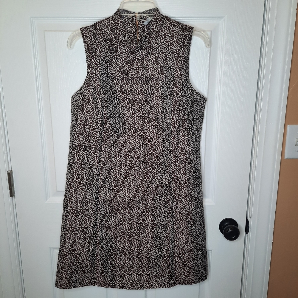 NWT size 12 redherring jaquard shift brown dress